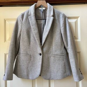 Old Navy Wool Blend One Button Blazer Jacket Women’s size Small